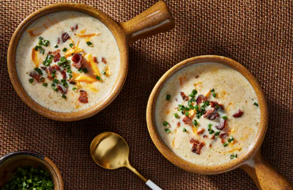 Loaded baked potato soup