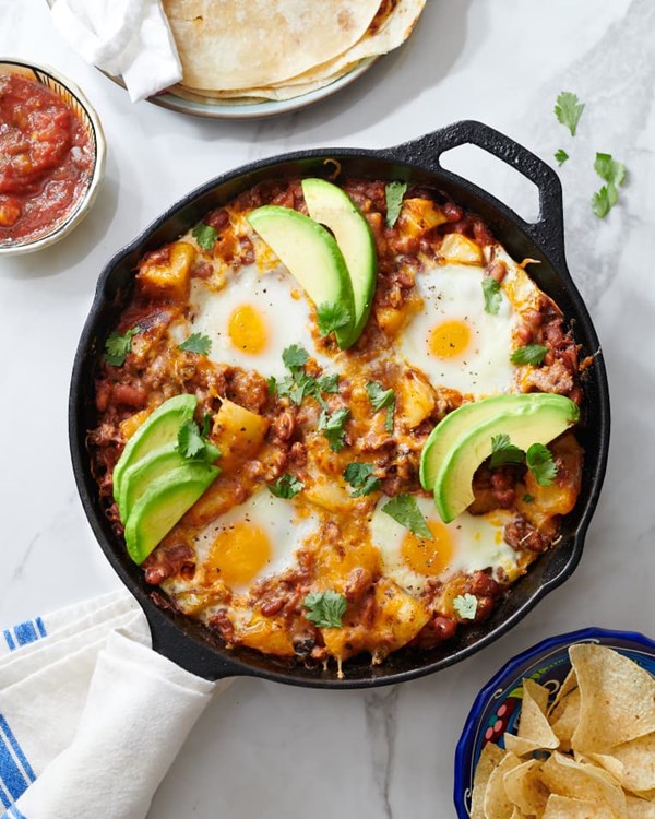 Loaded breakfast skillet