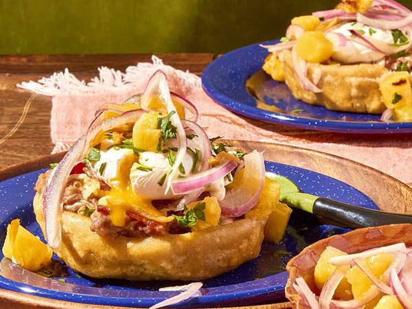 Loaded breakfast sopes