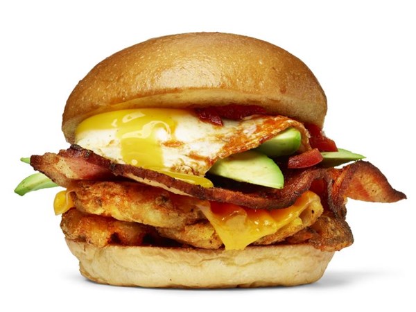 Loaded egg sandwich 