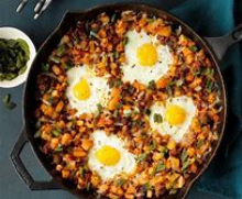 Loaded huevos rancheros
