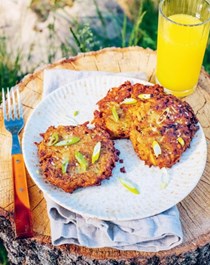 Loaded potato pancakes 