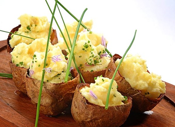Loaded potato skins