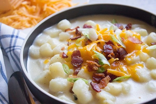 Loaded potato soup