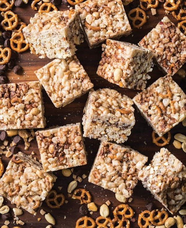 Loaded rice crispy treats