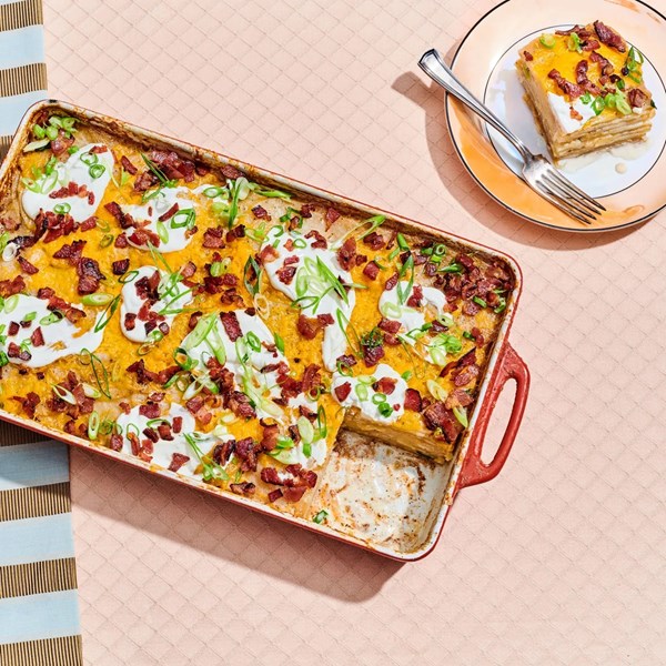 Loaded scalloped potatoes 