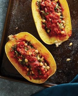 Loaded spaghetti squash
