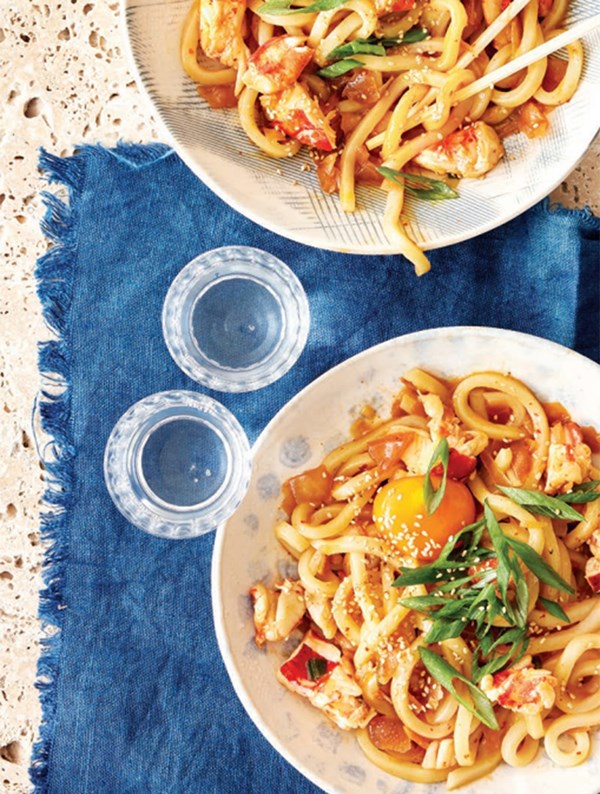 Lobster & kimchi udon [Christopher St. Onge]
