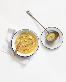 Lobster and corn chowder