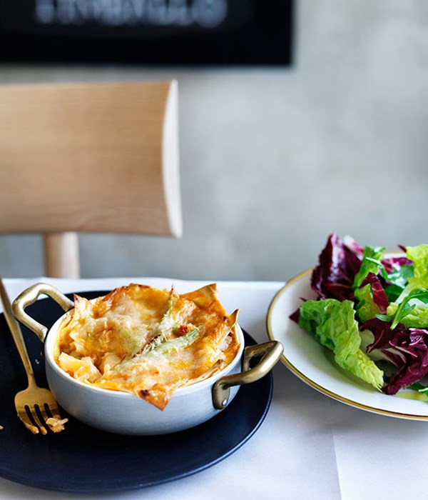 Lobster and fennel lasagne (Lasagne con aragosta)
