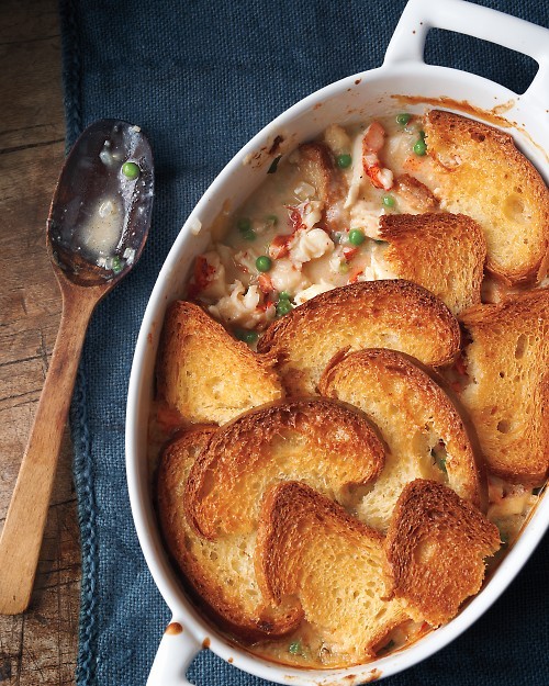 Lobster and fennel potpie