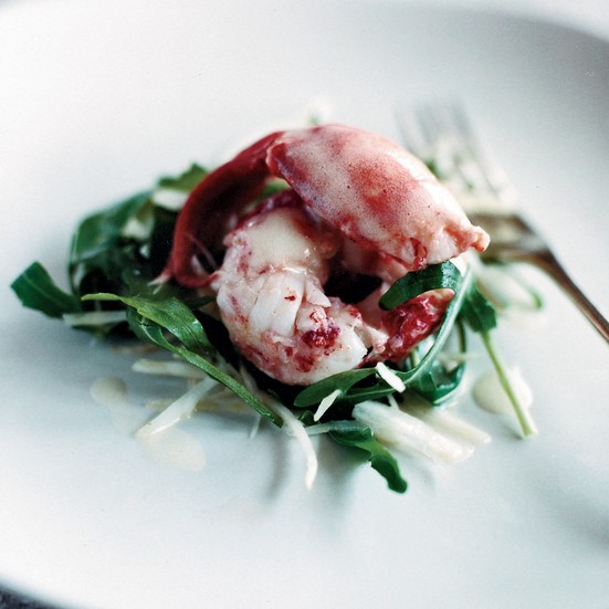 Lobster and fennel salad 