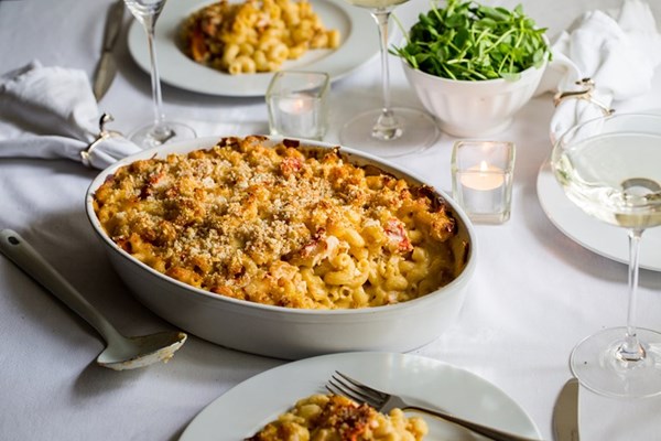  Lobster and Le Gruyère AOP macaroni cheese 
