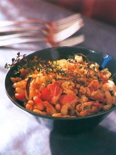 Lobster and mussel cassoulet (Cassoulet de homard et de moules)