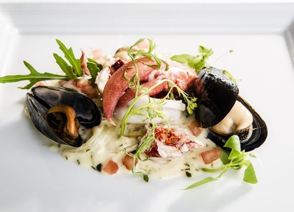 Lobster and mussel moqueca