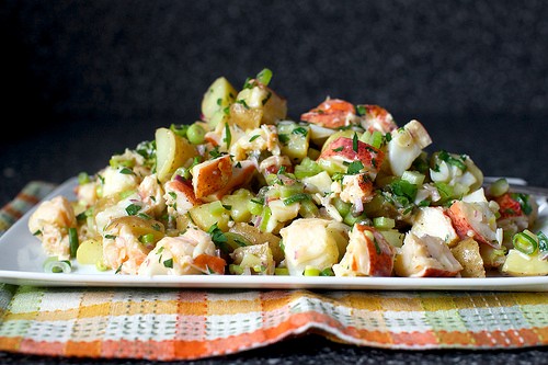 Lobster and potato salad