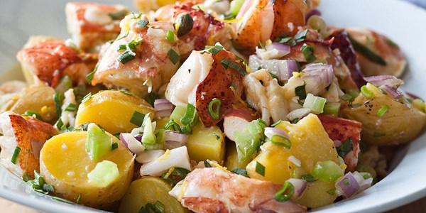 Lobster and potato salad