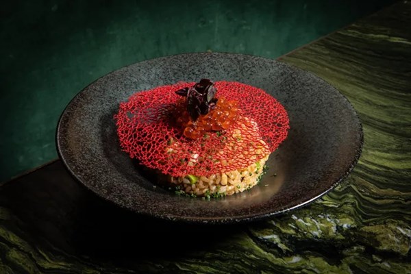 Lobster and uni fried rice