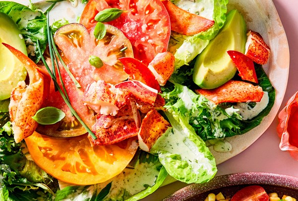 Lobster avocado salad