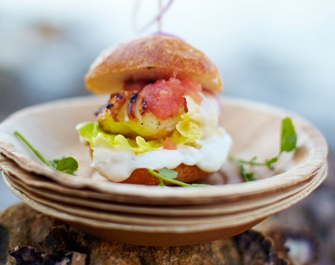 Lobster burger
