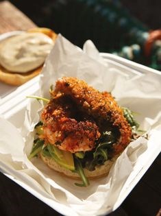 Lobster burger