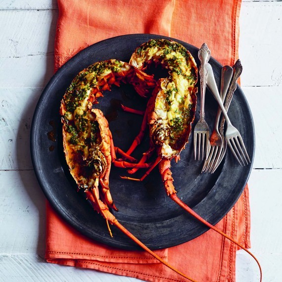 Lobster gratin (Lagosta gratinada)