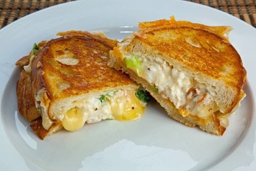Lobster grilled cheese sandwich