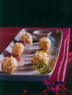 Lobster lollipops