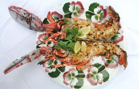 Lobster mojo de ajo