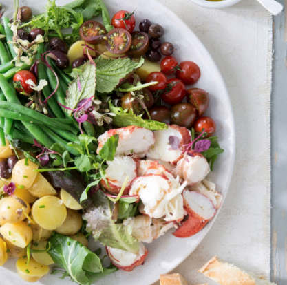 Lobster Niçoise salad