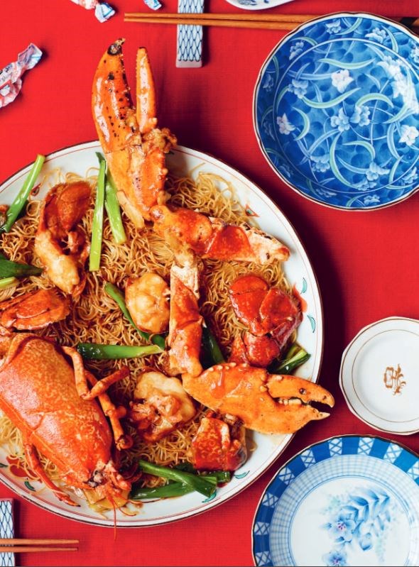 Lobster noodles
