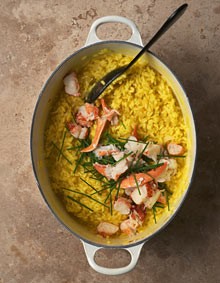 Lobster risotto
