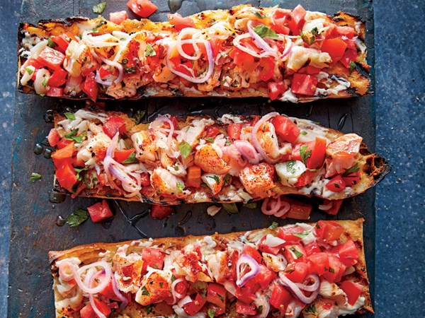 Lobster roll bruschetta