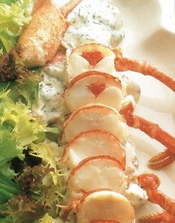 Lobster salad green goddess