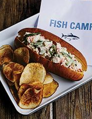 Lobster salad sandwiches on brioche