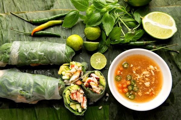 Lobster summer rolls