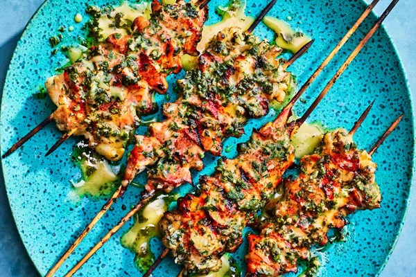 Lobster tails with Scotch bonnet-honey glaze (Dayana Joseph)