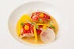 Lobster with beetroot and laksa