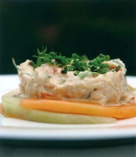 Lobster with melon and curried mayonnaise