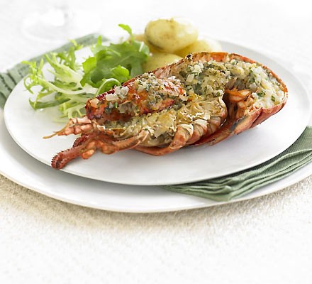 Lobster with Thermidor butter