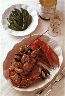 Lobsters and mussels in a cream sauce (Homard à la créme)