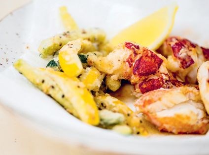 Lobster/zucchini fries