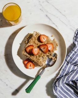 Local spoonful creamy baked oatmeal