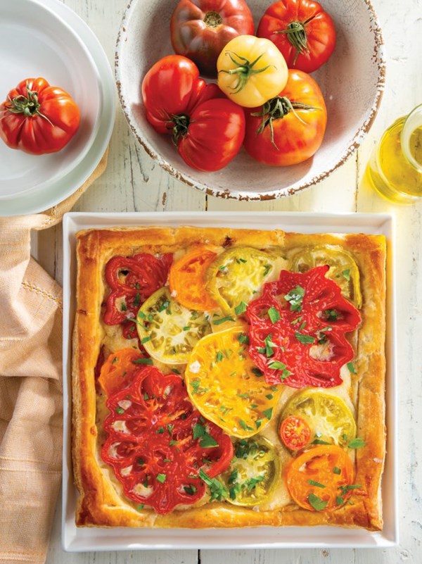 Local tomato tart