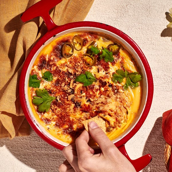Lone Star beer queso fundido