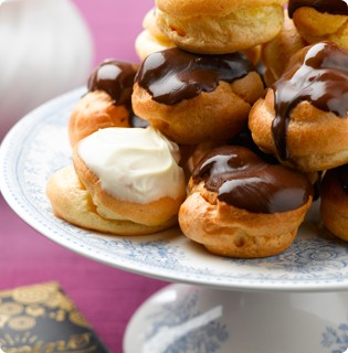 Lorraine Pascale's chocolate choux buns