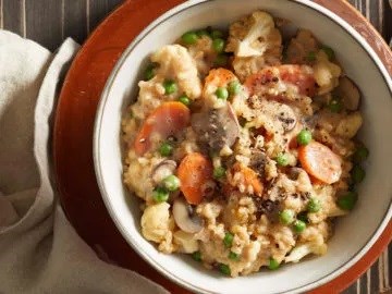 Lots-of-vegetables risotto