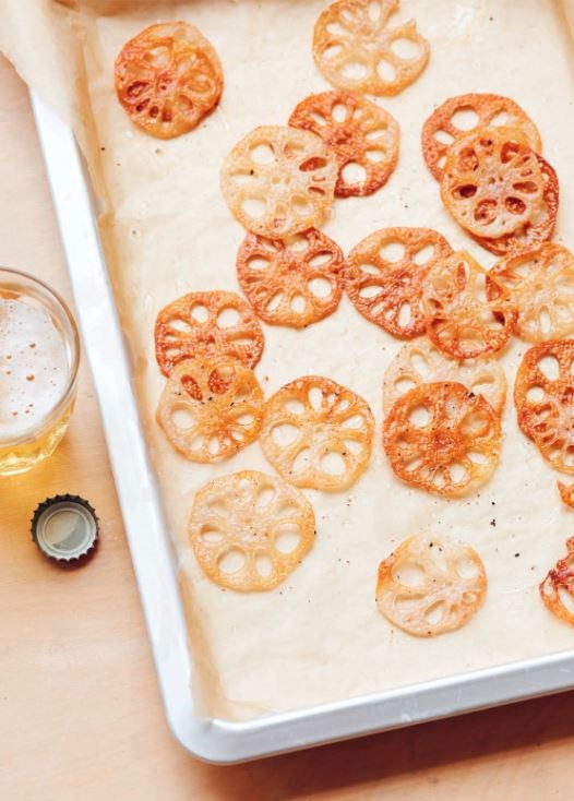 Lotus root crisps