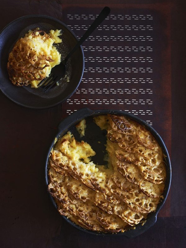 Lotus root gratin 