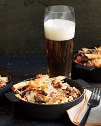 Louisiana cheese fries with crayfish and gravy